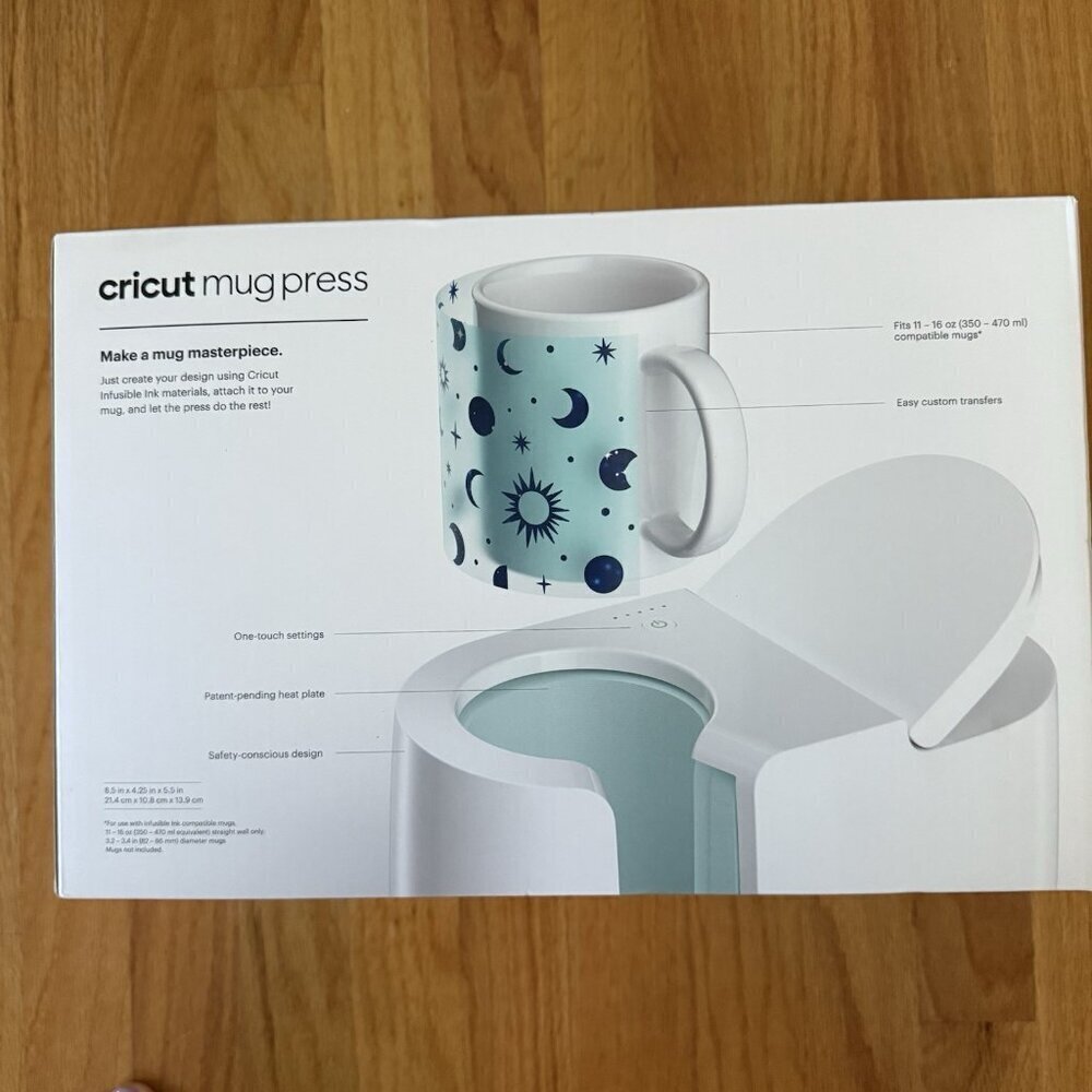 Cricut 2007804 Mug Heat Press - White NIB - Picture 3 of 6